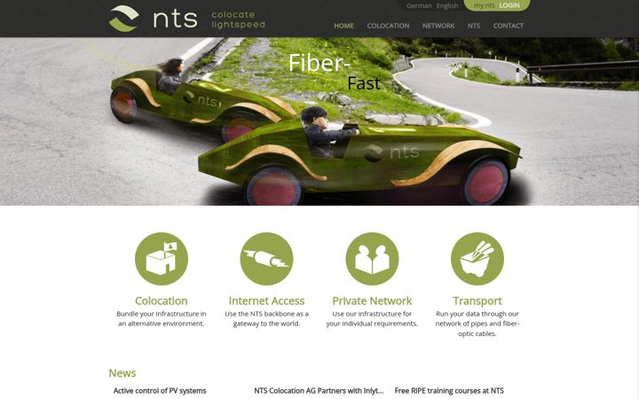 Screenshot of nts.ch