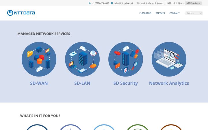 Screenshot of nttglobal.net