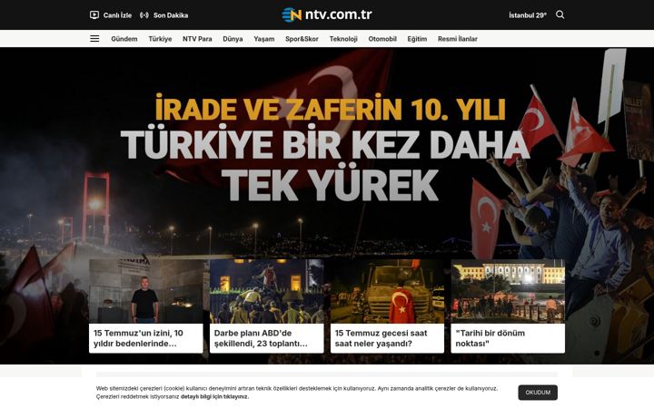 Zrzut ekranu ntv.com.tr