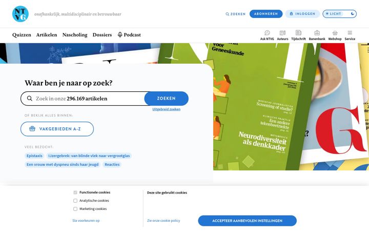 Screenshot of ntvg.nl