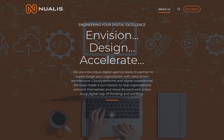 Screenshot of nualis.com