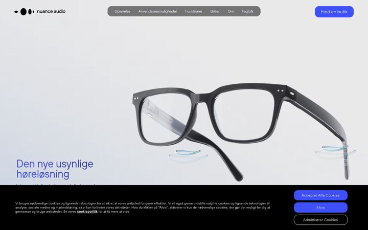 Screenshot of nuanceaudio.com