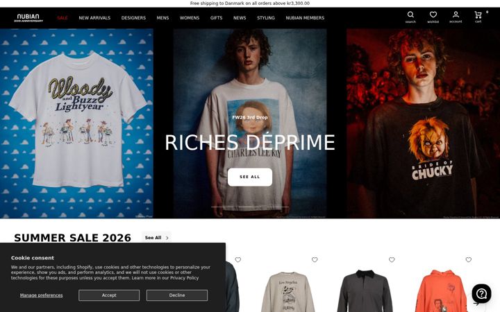 Screenshot of nubiantokyo.com
