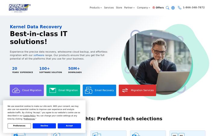 Screenshot of nucleustechnologies.com