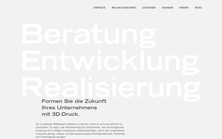 Screenshot van nuform.eu
