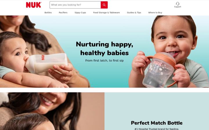 Screenshot of nuk-usa.com