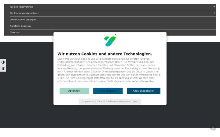 Screenshot of numbirds.com