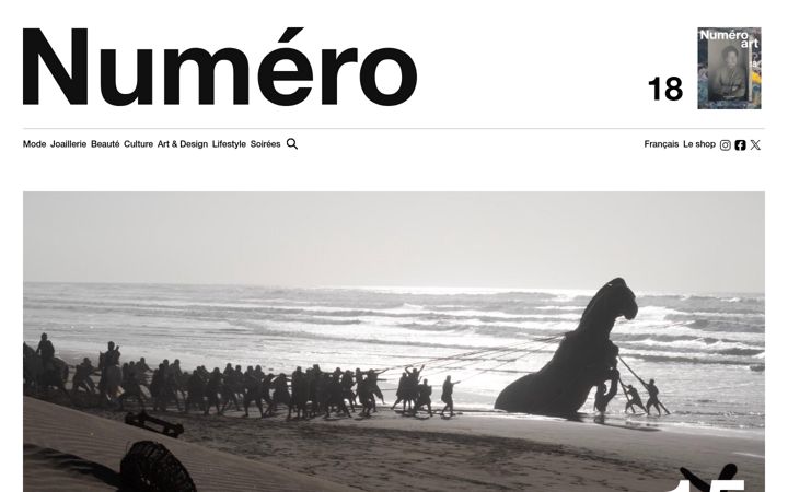 Screenshot von numeromagazine.com