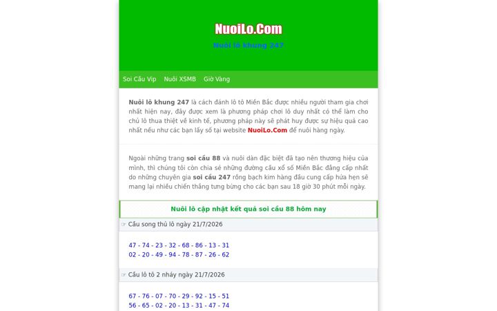Screenshot of nuoilo.com