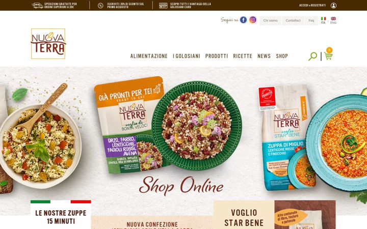 Screenshot of nuovaterra.net