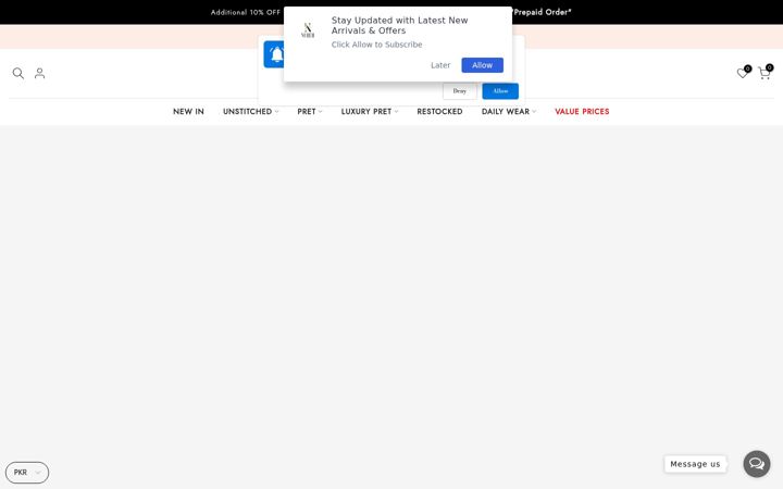 Screenshot of nureh.pk