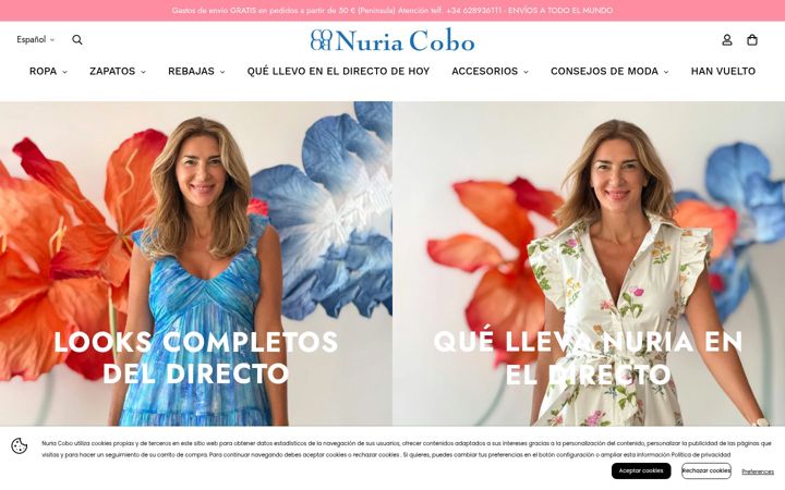 Screenshot of nuriacobo.com