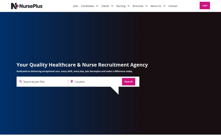 Screenshot of nurseplusuk.com