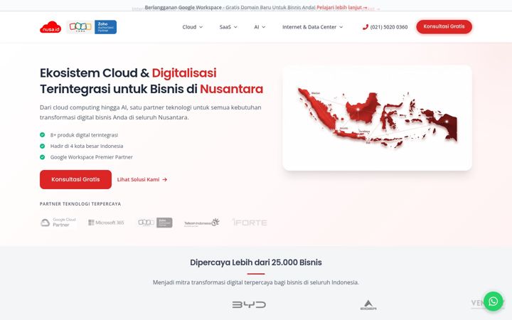 Screenshot of nusa.id