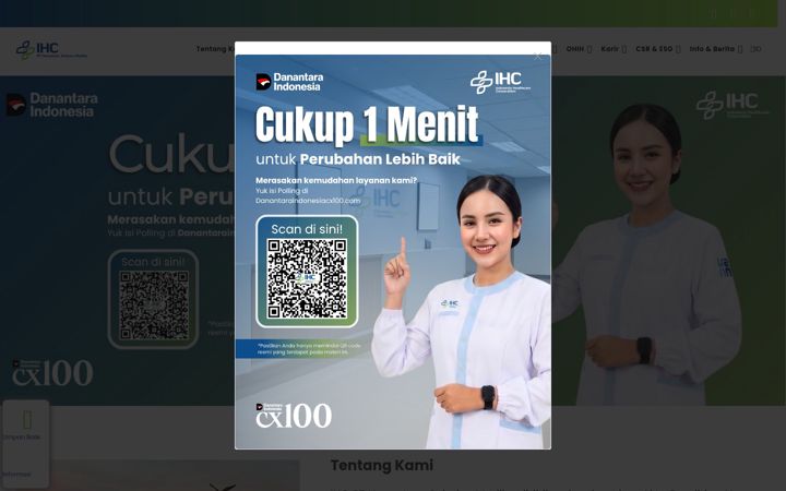 Screenshot of nusamed.co.id