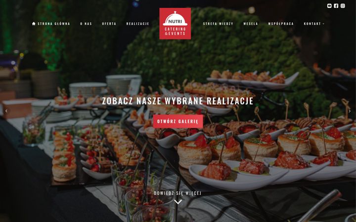 Skærmbillede af nutricatering.pl