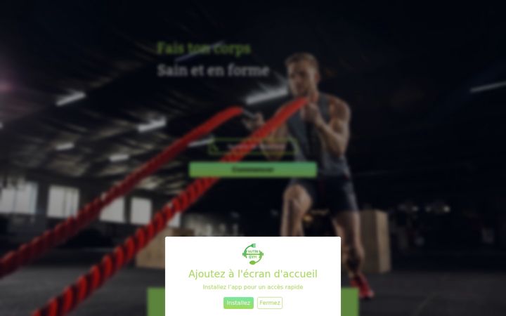 Screenshot of nutrigym.tn