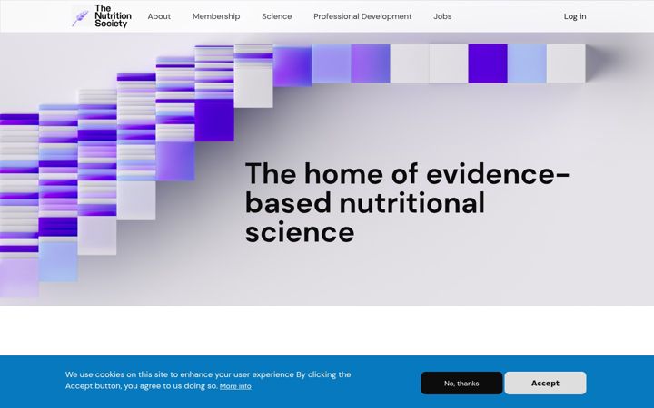 Screenshot of nutritionsociety.org
