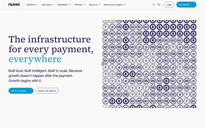 Screenshot of nuvei.com