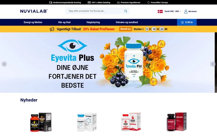Screenshot of nuvialab.com