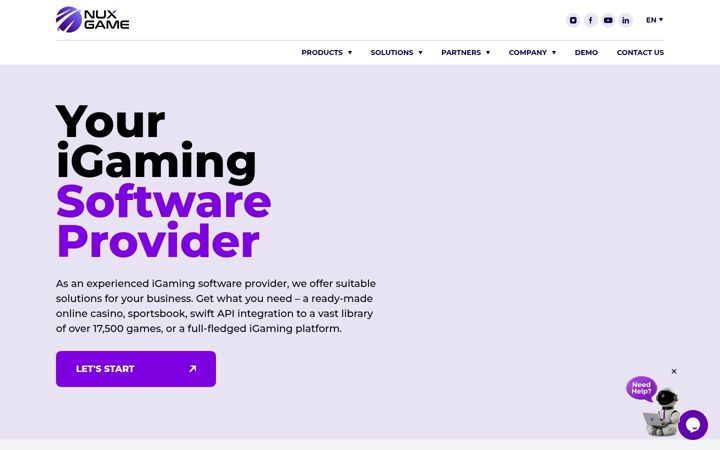 Screenshot of nuxgame.com