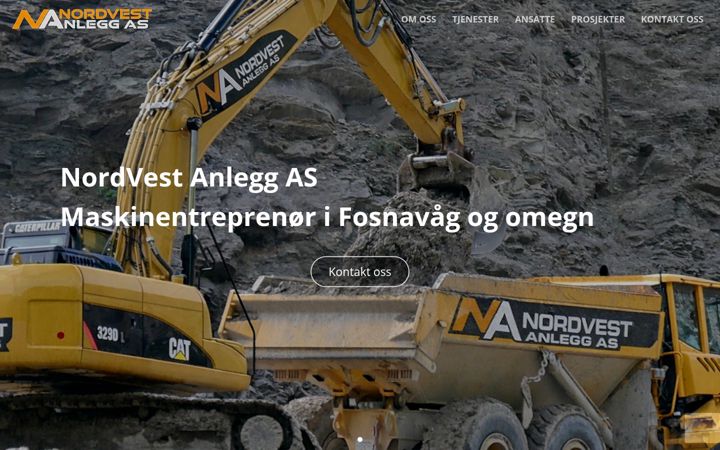 Screenshot of nvanlegg.no