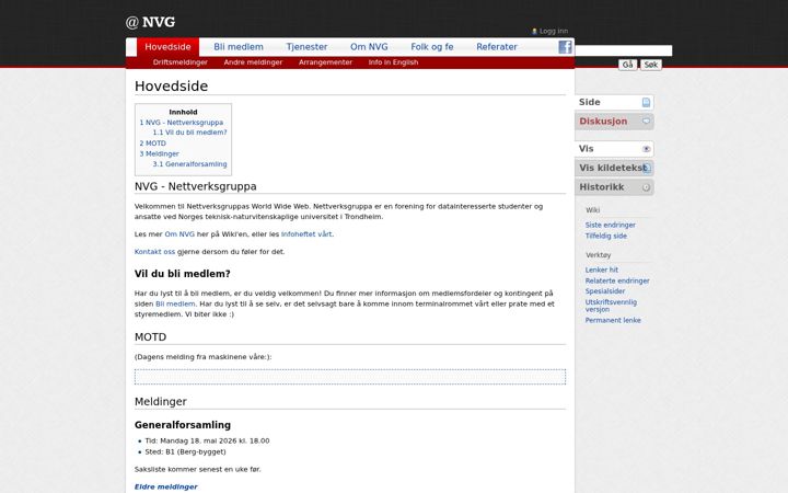 Screenshot of nvg.org