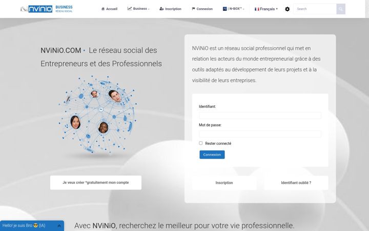 Screenshot of nvinio.com