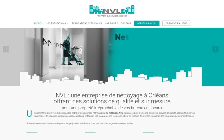 Ekrano kopija nvl-proprete.fr