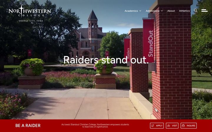 Screenshot of nwciowa.edu