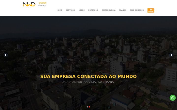 Screenshot of nwdsistemas.com.br