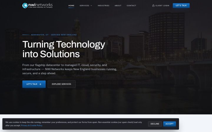 Screenshot of nwinetworks.com