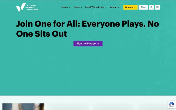 Screenshot of nwlc.org