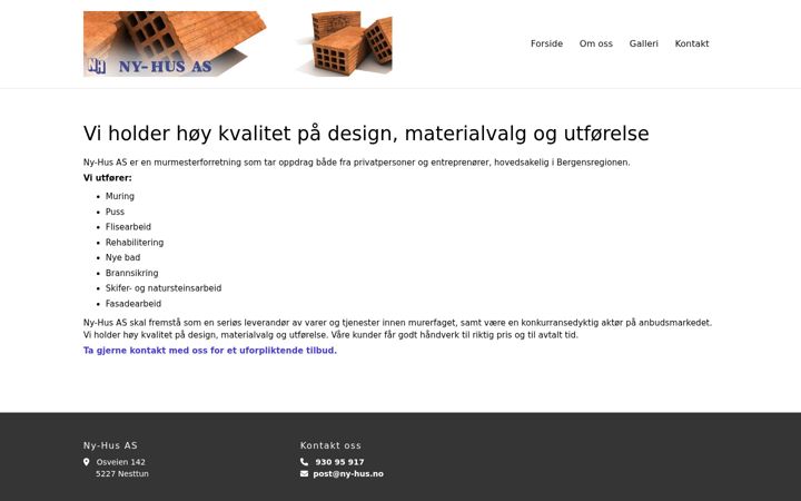 Screenshot of ny-hus.no
