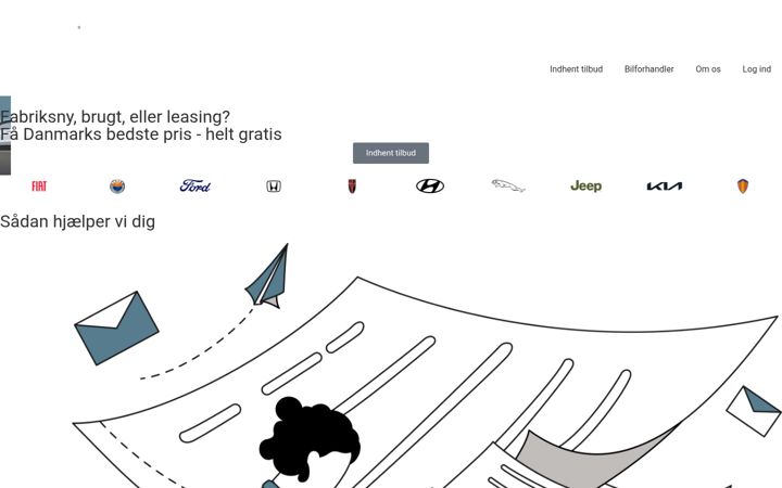 Screenshot von nybilspris.dk
