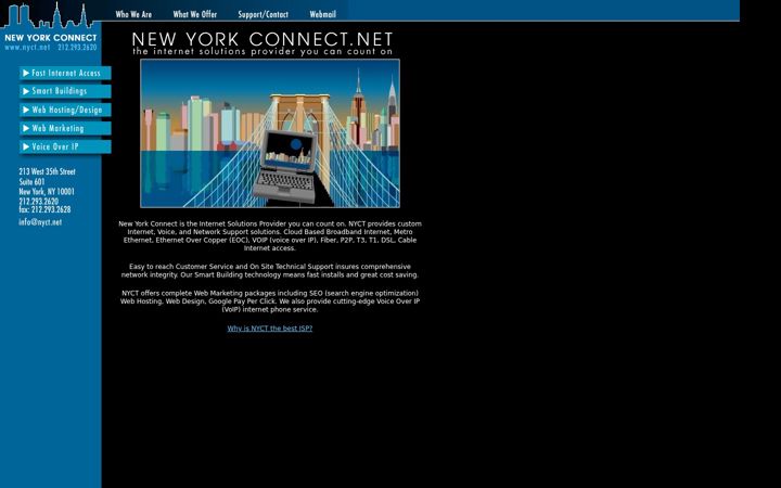 Screenshot of nyct.net