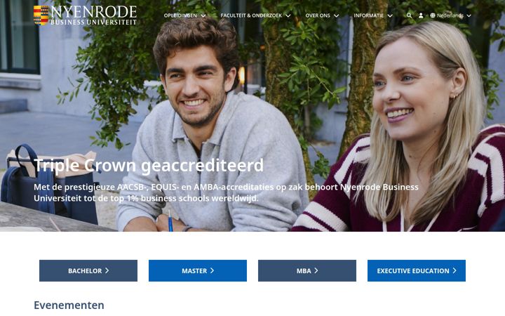 Screenshot of nyenrode.nl