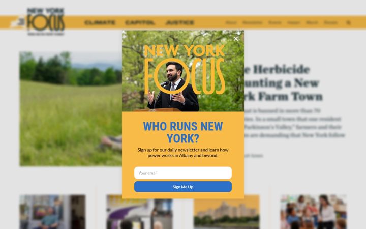 Screenshot of nysfocus.com