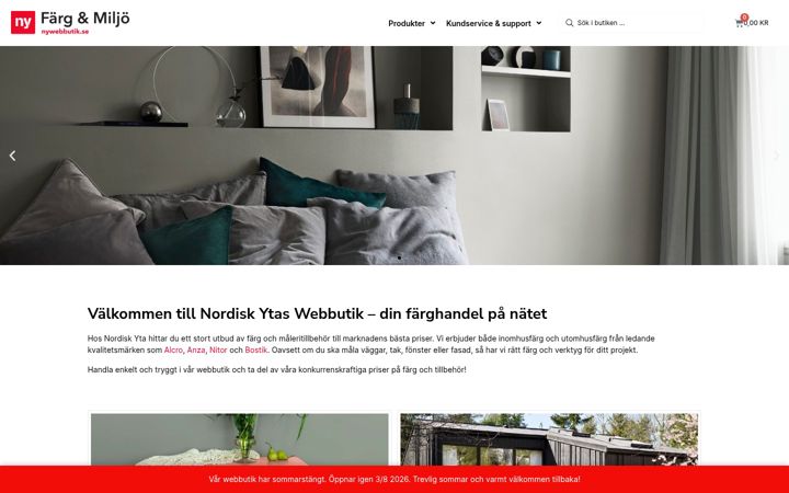 Capture d'écran de nywebbutik.se