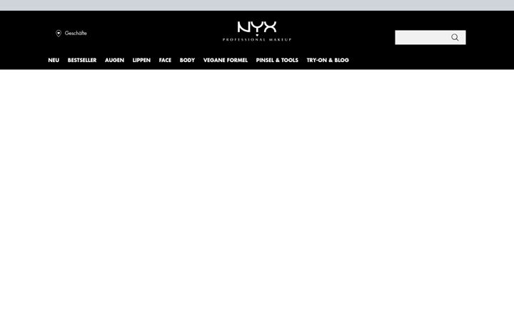 Screenshot of nyxcosmetics.de