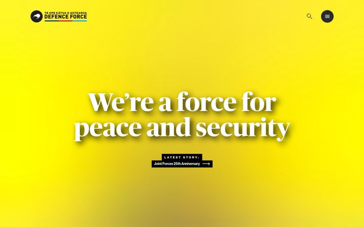 Screenshot of nzdf.mil.nz