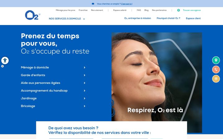 Screenshot of o2.fr