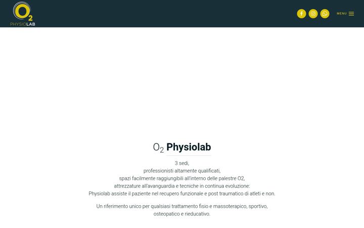 Skjermbilde av o2physiolab.it