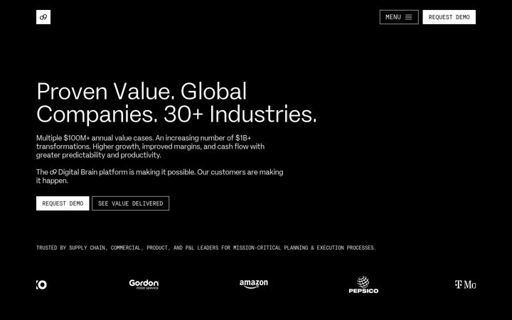 Screenshot του o9solutions.com