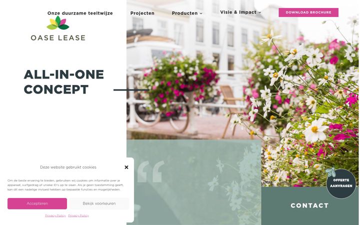 Skjermbilde av oase-lease.nl