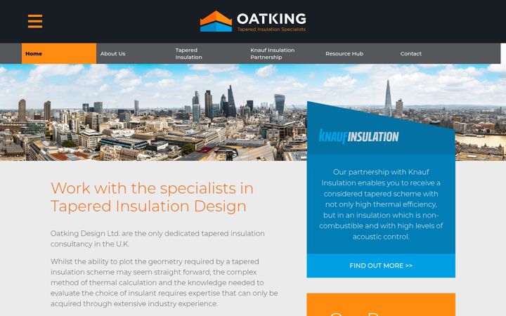 Snímek obrazovky oatking.co.uk