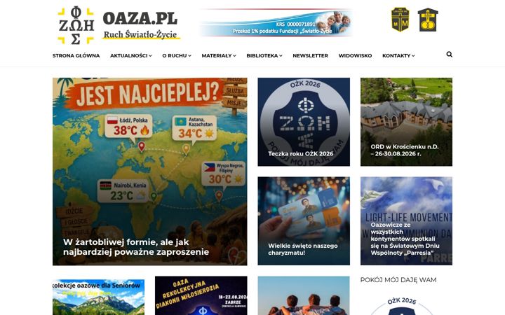 Screenshot of oaza.pl