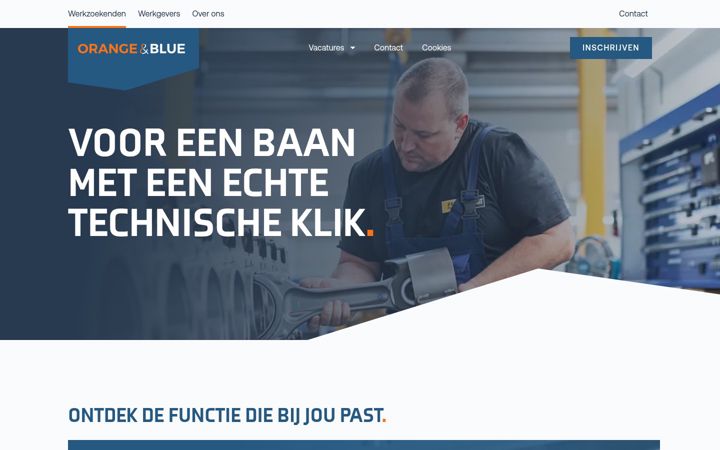 Screenshot of ob-services.nl