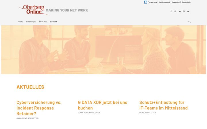 Screenshot of oberberg.net