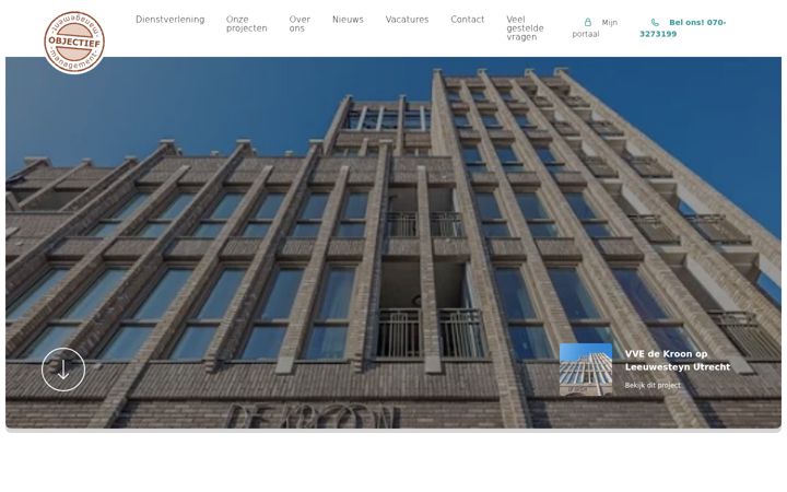 Screenshot of objectiefvgm.nl